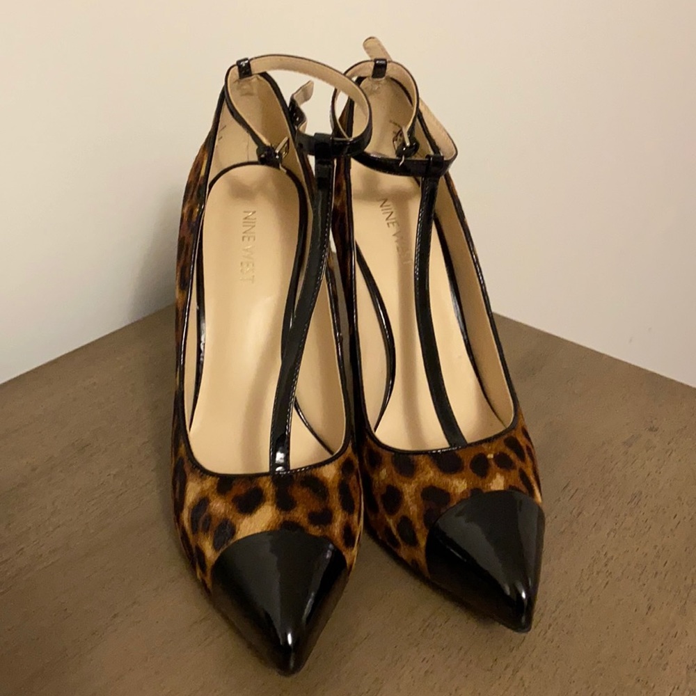 Cheetah print high heels